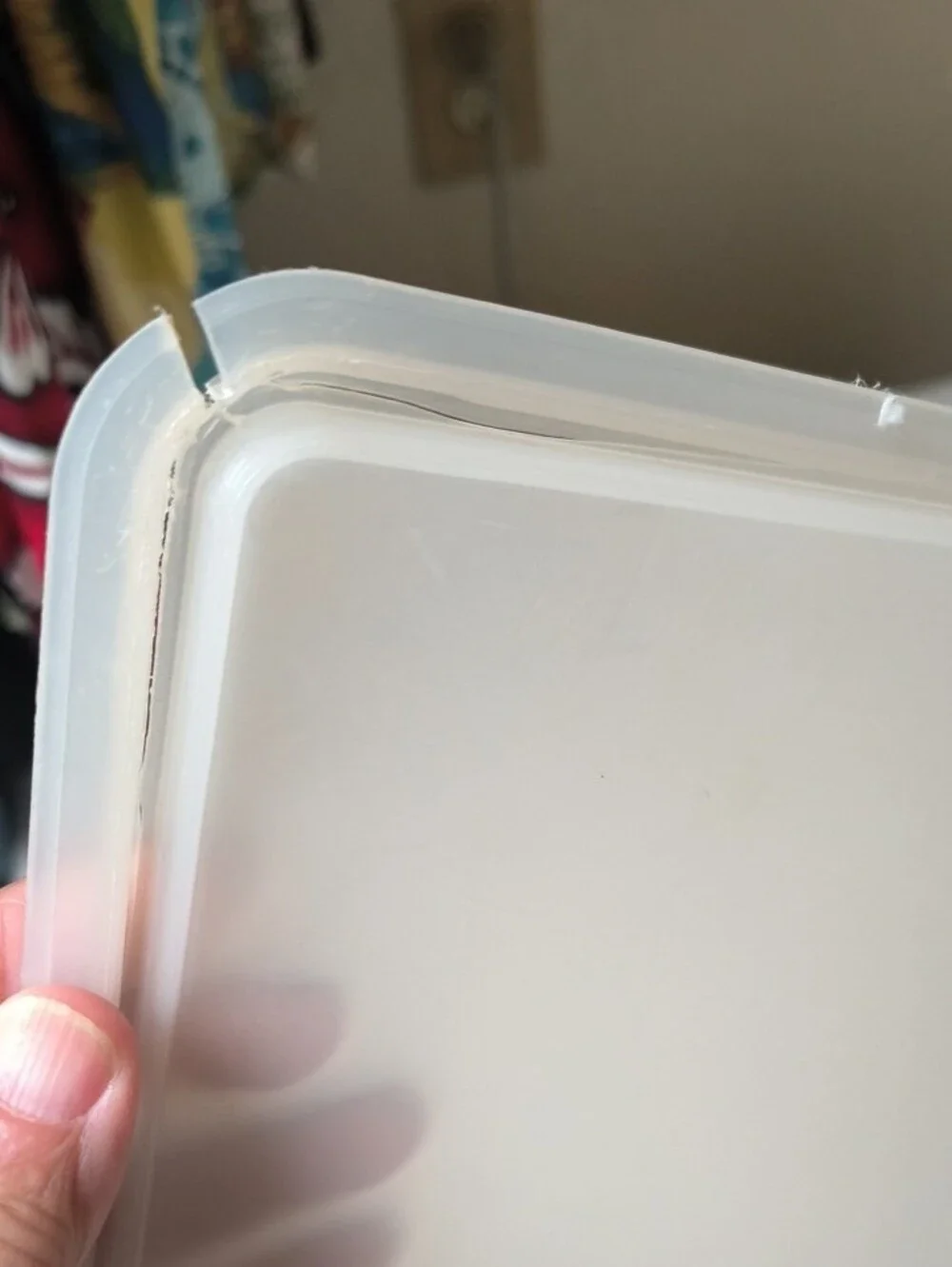 Tupperware Cream Tablet Storage Tray 290-9 Container Vintage With Lid